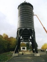 Czech republic - wooden gritting salt silo, statics